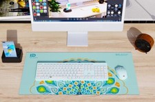 2.4G Wireless Keyboard + Mouse Set for Home Office Notebook Desktop White Green picture