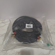 Monoprice 5350 100ft Premium 2 RCA Plug / 2 RCA Plug Audio Cable (Male to Male) picture