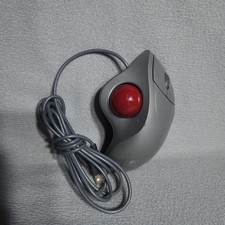 Logitech TrackMan Wheel, P/N 804360-1000, M/N T-BB18, wired USB, red ball picture