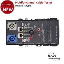 CT-04F Audio Cable Tester RJ45 Cable Tester  Measures 15 Types for PowerCON tp1 picture