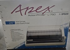 Epson Action Apex Printer L-750  24-Pin Dot Matrix Printer Rare Vintage NOS picture