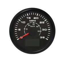 ATV Car Boat GPS Speedometer Velometer 0-35MPH 0-55KM/H Odometer Gauge Kit wi... picture