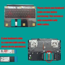 New Backlit Keyboard Palmrest For Acer Nitro AN515-55 AN515-44 6B.Q7KN2.033 US picture