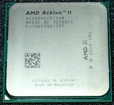 AMD Athlon II X2  1.8 GHz DUAL CORE 260u 25 WATT  PROCESSOR,  AD250USCK23GQ, AM3 picture