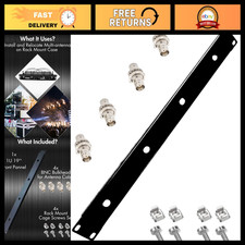 4-Port BNC Rack Panel with Bulkheads for Antenna Installation - Easy Setup picture