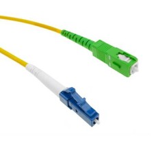 2m LC/UPC-SC/APC Simplex 9/125 OS2 Singlemode Fiber Patch Cable OFNR Yellow 6FT picture
