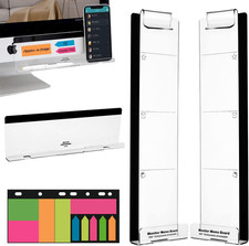 Monitor Memo Boards for Computer, Set of 3 (Left & Right & Bottom) Multifunction picture