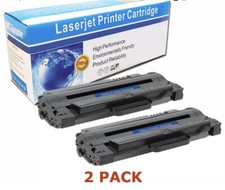 2 Two MLT-105 MLT-D105L Black Toner Cartridge For Samsung ML1910 1915 2525 2580 picture