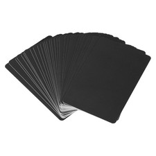 30 Pcs Blank PVC Cards Inkjet Plastic ID Card CR80 30 MIL Frosted Black picture