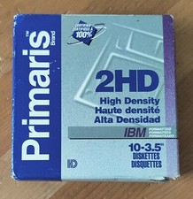 PRIMARIS 2 HD HIGH DENSITY, IBM FORMATTED DISKETTES 10-3.5