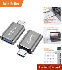 Versatile 2-Pack USB C to USB Adapters - Compatible with MacBook Pro & iPhone 15 picture
