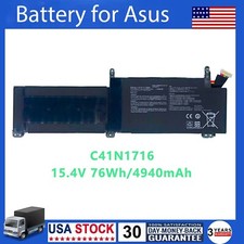 C41N1716 76Wh Battery For ASUS ROG Strix GL703GS GL703GM Scar S7BS8750 15.4V US picture