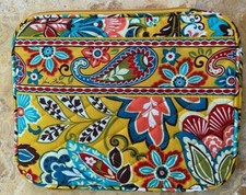NWOT - Vera Bradley - Yellow Floral Quilted Table Case picture