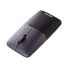Sanwa Supply Silent Bluetooth Blue LED Mouse SLIMO Rechargeable Black picture