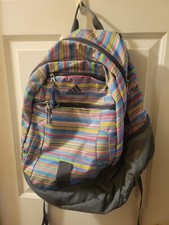 Adidas Laptop Backpack Bag Multicolor Threestriplelife  great condition picture