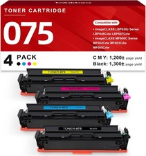 Toinkbea 075 Toner 4-Pack for Canon imageCLASS MF665Cdw MF660 LBP640 Series picture
