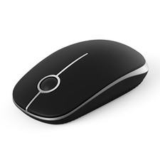 Wireless Mouse, 2.4G Slim Portable Computer Laptop Mouse with Nano Receiver Q... picture