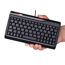 Super Mini Wired Keyboard, MCSaite Full Size 78 Keys Keypad Small Black picture