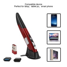2.4G USB Portable Handheld Optical Trackball Pen Wireless Mouse Adjustable DPI E picture