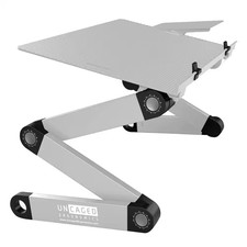 Workez Adjustable Keyboard Riser Stand for Desktop (Silver) picture