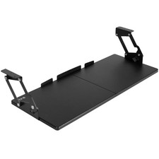 VIVO Black Extra Sturdy Under Desk Keyboard Tray with Swinging Height Adjustment picture