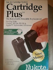 Nukote Cartridge Plus black ink RF 113 - 4 tanks SEALED Compatible many printers picture