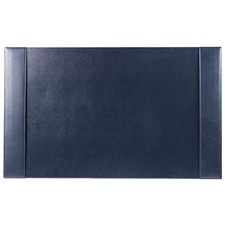 Bonded Leather Desk Pad with Side Rails - Luxury Leather Desk Blotter picture