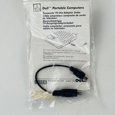 Dell Portable Computers Composite TV-Out Adapter Cable P/N 3848P picture