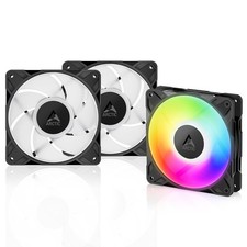 120mm PWM Premium RGB Fans - ARCTIC P12 Pro 3 Pack picture