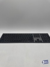VssoPlor Wireless Keyboard Only Rechargeable Ultra Slim Dark Gray picture