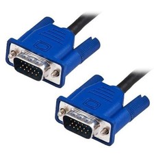 50 FT 15M Blue Head Premium SVGA VGA PC Monitor Cable 15 Pin Male / Male - NEW picture
