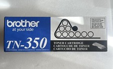 Brother TN-350 2500 Pages Black Toner Cartridge - Sealed Genuine TN350 picture