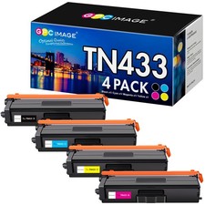 GPC Image Replacement for Brother TN433 Toner Cartridge 4 Pack picture