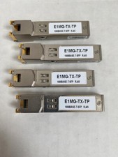 LOT (4) E1MG-TX-TP 1000BASE-T SFP RJ45 Brocade Compatible Transceiver picture