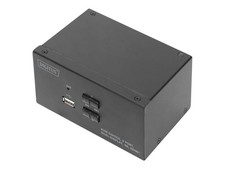DIGITUS KVM Switch Dual HDMI Desktop KVM Switch Kvm Switch 2-Port USB DS-12860 picture