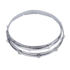 14 Inch 10 Lug Batter Hoop, 2-Piece 14 Inch 10 Hole Alloy Drum Hoop Set for P... picture