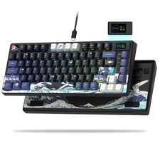 Womier S-K80 75% Keyboard with Color Multimedia Display Mechanical Gaming picture