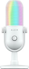 Razer Seiren V3 Chroma 32-Bit DSP RGB USB Microphone White Certified Refurbished picture