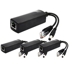 4-Pack 12V DC Output Active PoE Splitter Adapter, IEEE 802.3af, 10/100Mbps, f... picture