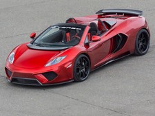 Cars mclaren mp4 12c fab design spyder terso Desk Mat Stitched picture