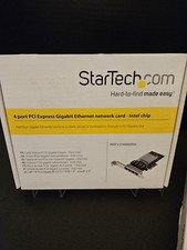 StarTech ST4000SPEXI Quad Port Gigabit PCIe Network Card picture