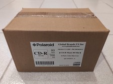 Polaroid CD-R Discs with Slim Case 40 Pack 1-40x 700MB 80 min BRAND NEW SEALED  picture