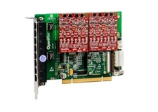 Openvox AE810P Series 8 Port FXS FXO Analog PCI Base Asterisk Card + EC2032 picture