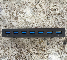 Plugable USB3-HUB7C 7-Port USB 3.0 Hub w/ USB-C Adapter, 1m, Black picture