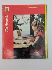 Vintage 1983 Apple IIc System Utilities Brochure / Manual P/N 030-0874 picture