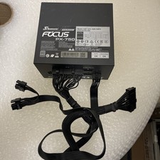 Seasonic Focus PX-750 Platinum Modular Power Supply SSR-750PX w/Some Cables READ picture