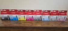 Genuine Canon BCI-43 OEM 8 Color Ink Set NEW Exp 2027 PIXUS PRO-100 PRO-100S picture
