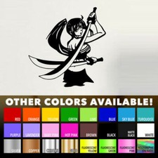 Fairy Tail Erza Scarlet Decal Sticker for Macbook Air Pro Laptop Car Window Art picture