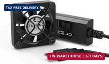 ELUTENG 40Mm USB Fan with 3 Speed Control USB Ventilator 5V Max 5300RPM High Flo picture