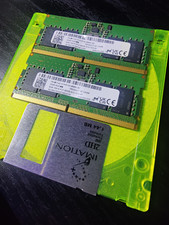 Micron 16GB (2x8GB) DDR5 SO-DIMM PC5-4800B 262-Pin RAM MTC4C10163S1SC48BA1 picture